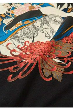 Y2K Sakura Samurai Tee - Retro 90s Grunge, Pastel Goth, and Summer Y2K Fashion