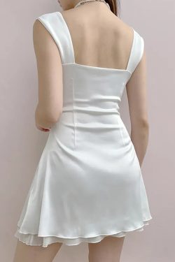 Y2K Sleeveless Mini Dress - 90s Grunge, Retro Summer Outfit, Pastel Goth, Y2K Party Look