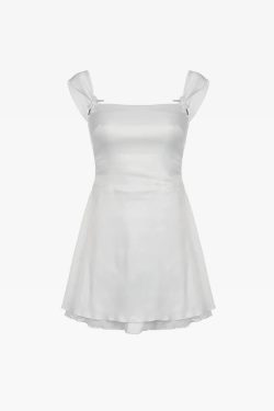 Y2K Sleeveless Mini Dress - 90s Grunge, Retro Summer Outfit, Pastel Goth, Y2K Party Look