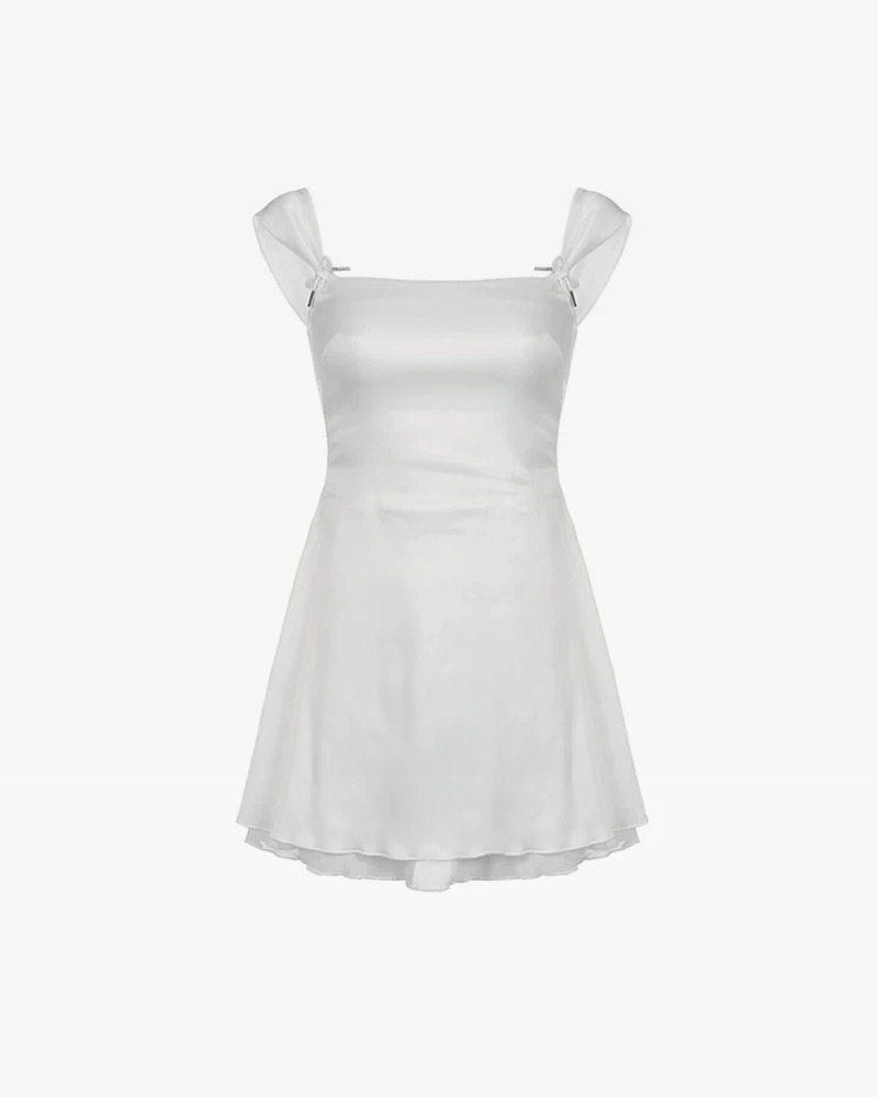 Y2K Sleeveless Mini Dress - 90s Grunge, Retro Summer Outfit, Pastel Goth, Y2K Party Look