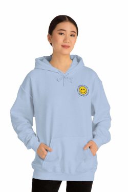 Y2K Smiley Just Woke Up Hoodie Sweatshirt - Retro 90s Grunge, Y2K Summer & Party Outfits