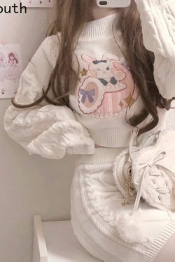 Y2K Soft Girl Kawaii Two Piece Set - 90s Grunge, Retro Summer Outfits, Pastel Goth Fashion
