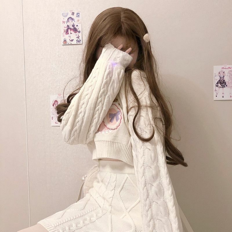 Y2K Soft Girl Kawaii Two Piece Set - 90s Grunge, Retro Summer Outfits, Pastel Goth Fashion