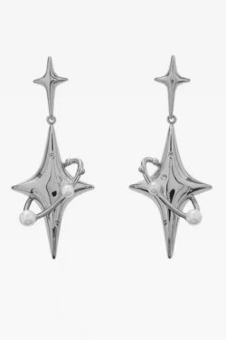 Y2K Star Earrings - Retro 90s Grunge, Summer Party, Popstar, and Pastel Goth Fashion
