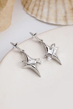 Y2K Star Earrings - Retro 90s Grunge, Summer Party, Popstar, and Pastel Goth Fashion