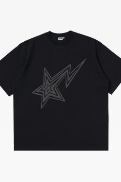 Y2K Star Shirt - Retro 90s Grunge, Summer Outfits, Popstar, Goth, Hip Hop Fashion