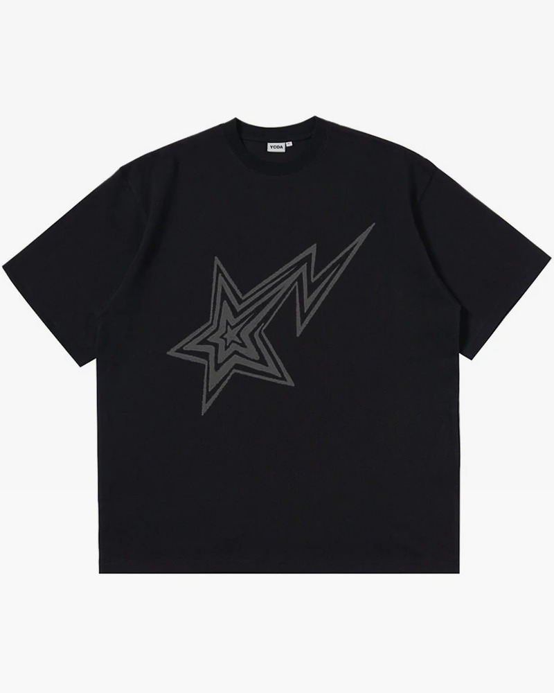 Y2K Star Shirt - Retro 90s Grunge, Summer Outfits, Popstar, Goth, Hip Hop Fashion