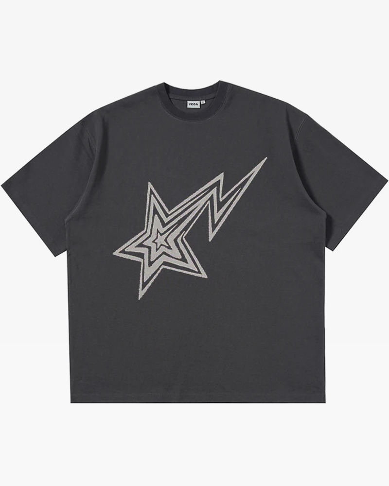 Y2K Star Shirt - Retro 90s Grunge, Summer Outfits, Popstar, Goth, Hip Hop Fashion