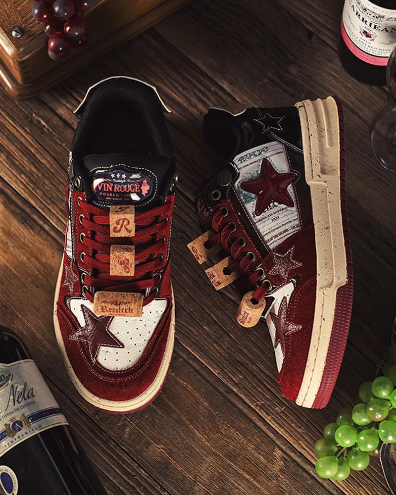 Y2K Star Shoes - Retro 90s Grunge, Hip Hop, and Pastel Goth Fashion for Y2K Summer Outfits