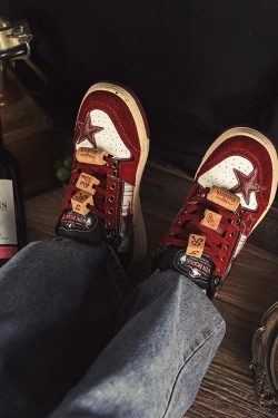 Y2K Star Shoes - Retro 90s Grunge, Hip Hop, and Pastel Goth Fashion for Y2K Summer Outfits