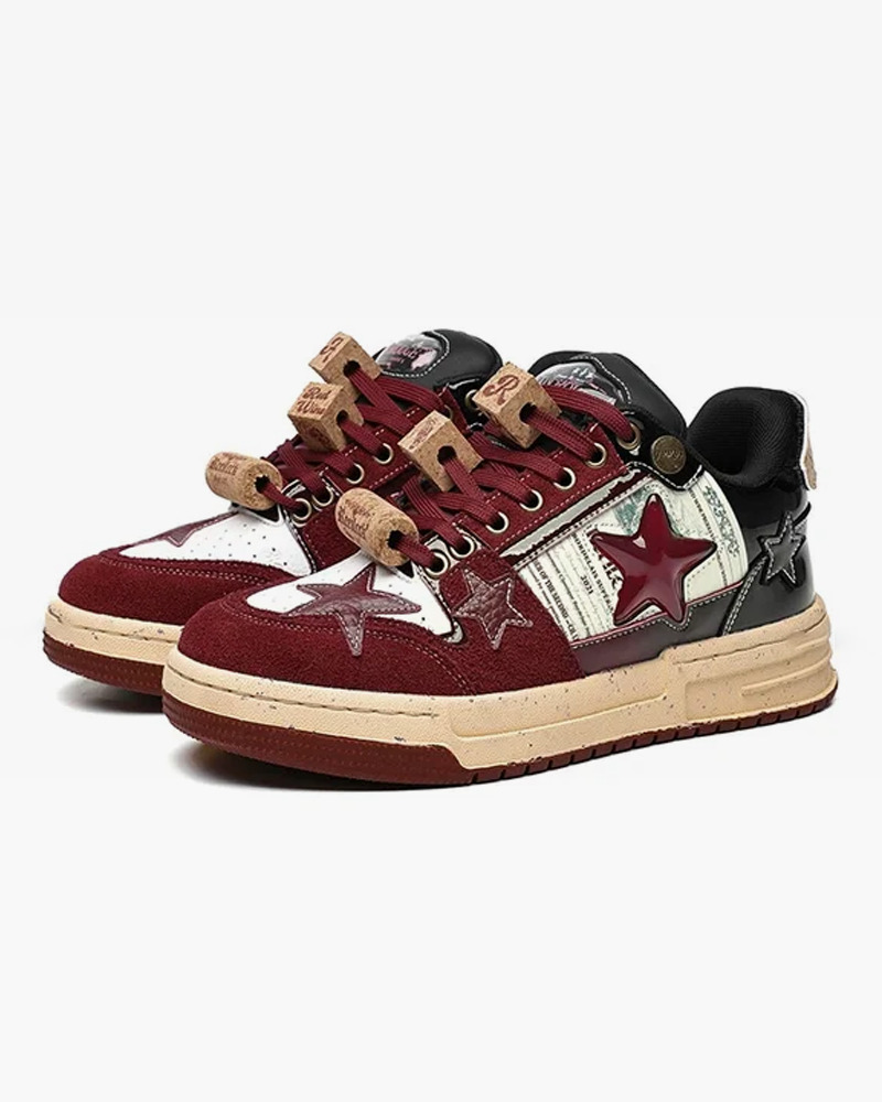 Y2K Star Shoes - Retro 90s Grunge, Hip Hop, and Pastel Goth Fashion for Y2K Summer Outfits