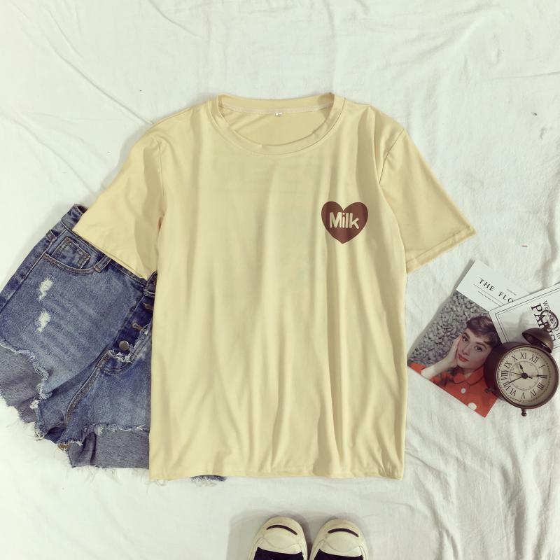 Y2K Strawberry Milk Shirt - 90s Grunge, Retro Summer, Pastel Goth, Y2K Club & Party Outfits
