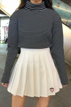 Y2K Strawberry Skirt - 90s Grunge, Retro Summer Outfit, Pastel Goth, Y2K Fashion Essentials