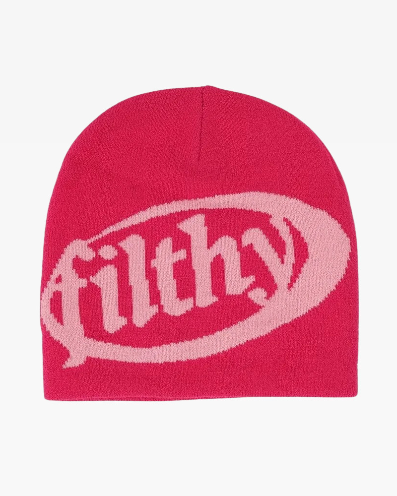 Y2K Streetwear Beanie - Retro 90s Grunge, Y2K Summer & Party Outfits, Y2K Popstar Style