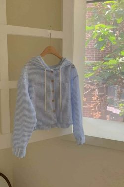 Y2K Striped Shirt - Retro 90s Grunge, Summer Y2K Outfits, Pastel Goth, Y2K Club Fashion