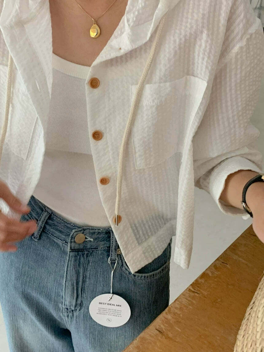 Y2K Striped Shirt - Retro 90s Grunge, Summer Y2K Outfits, Pastel Goth, Y2K Club Fashion