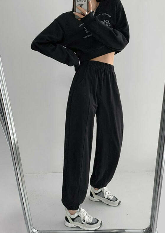 Y2K Summer & 90s Grunge Outfits: Retro Sweatpants Bundle for Women - Y2K Fashion Essentials
