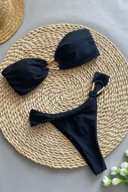 Y2K Summer Bikini Set - Retro 90s Grunge, Pastel Goth, and Popstar Vibes