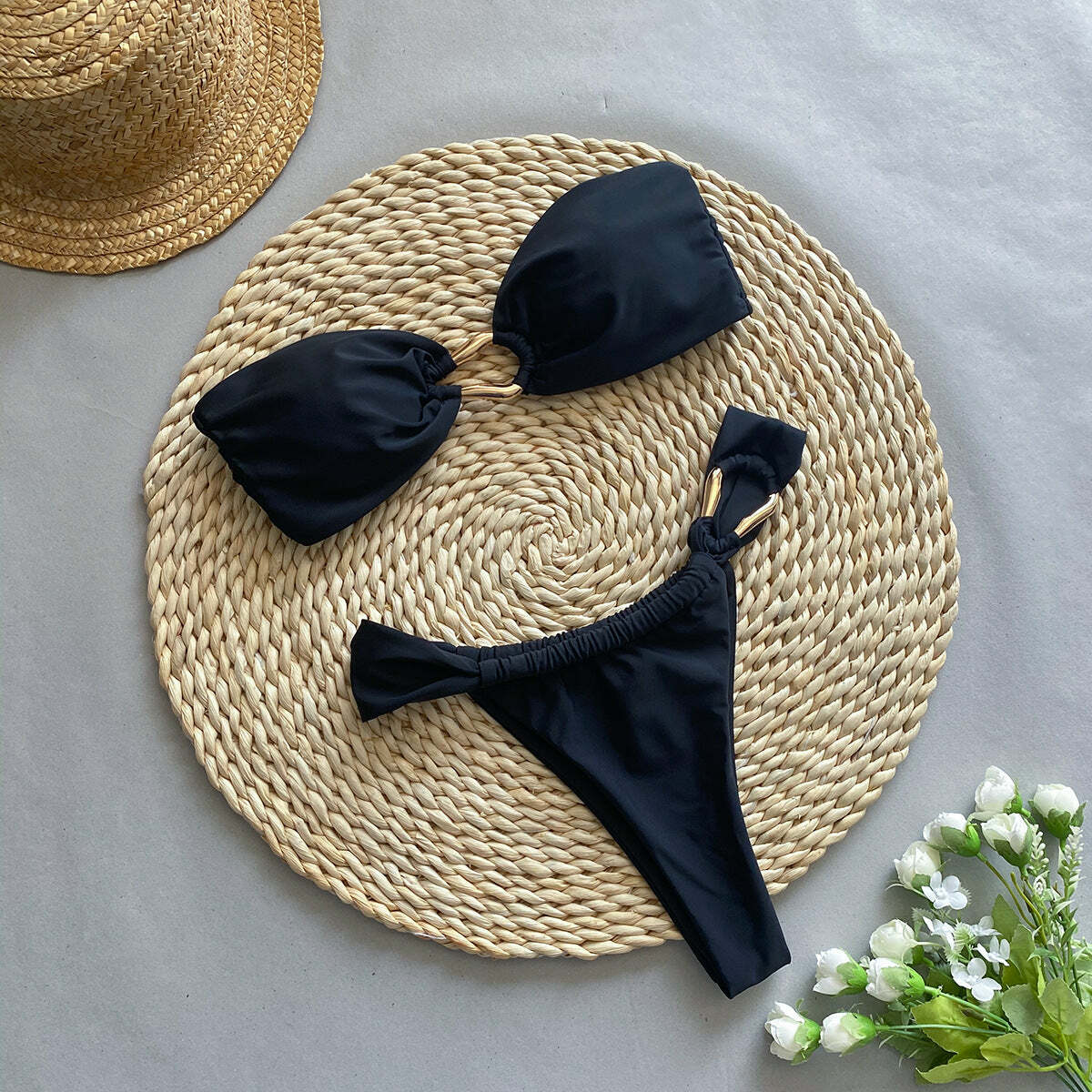 Y2K Summer Bikini Set - Retro 90s Grunge, Pastel Goth, and Popstar Vibes