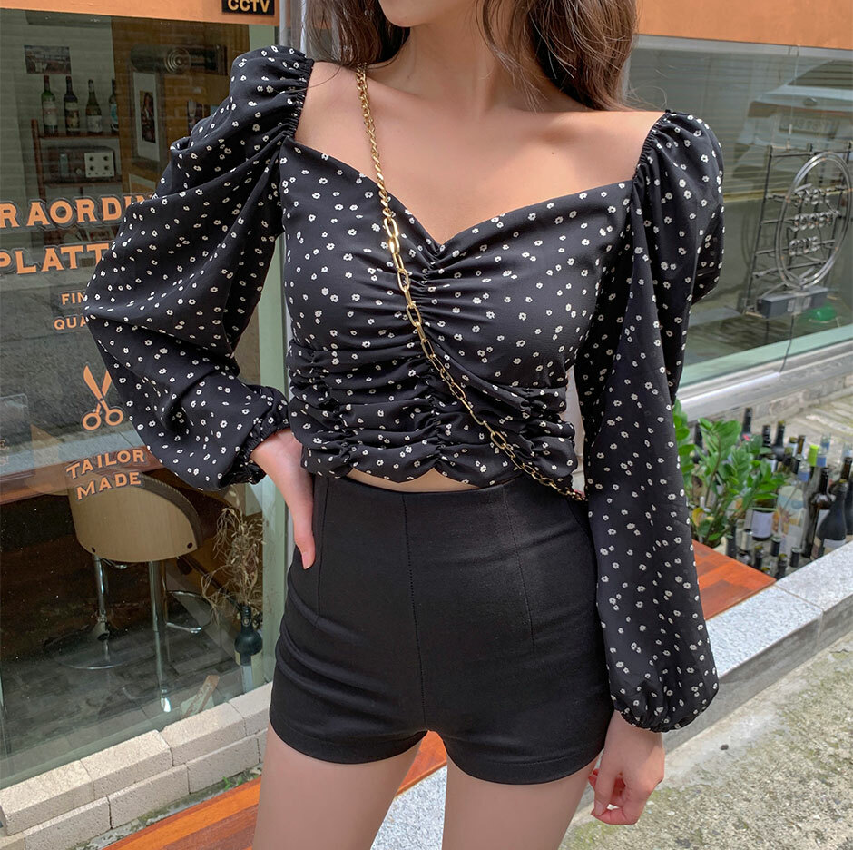 Y2K Summer Blouse - Retro 90s Fashion, Grunge, Pastel Goth, Y2K Party & Club Outfits