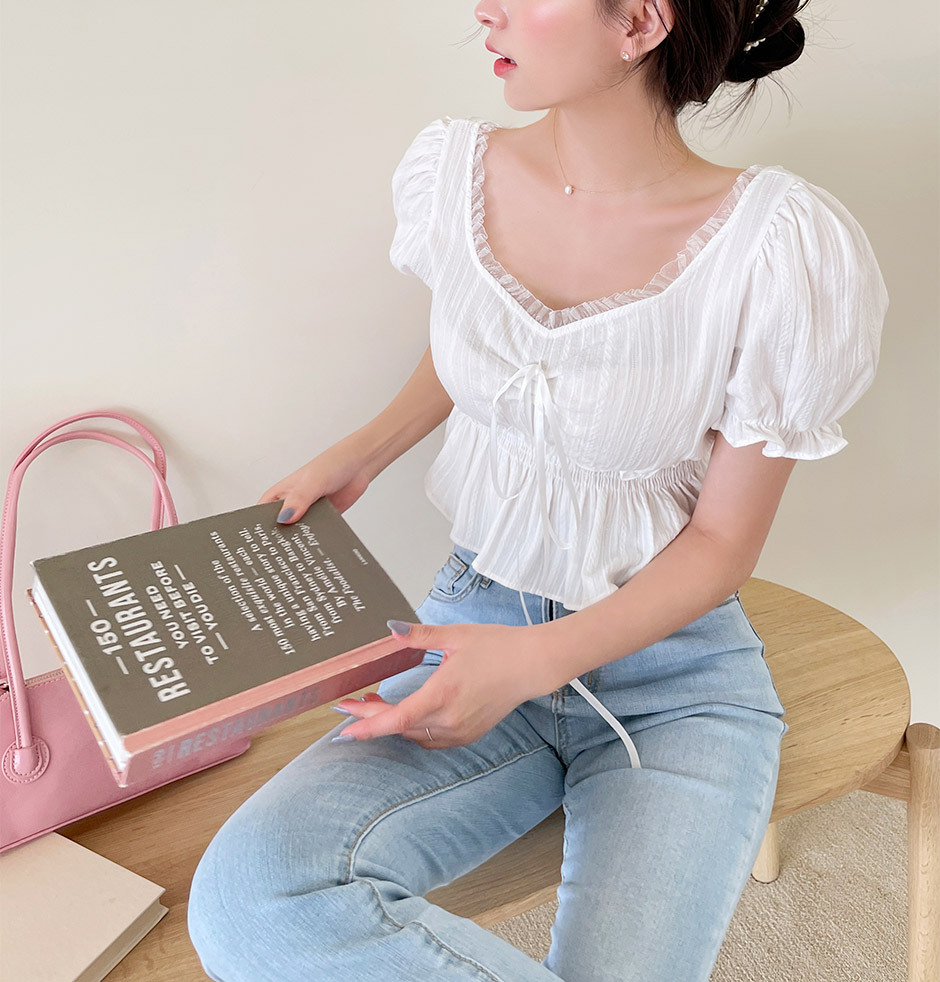 Y2K Summer Blouse - Retro 90s Grunge, Pastel Goth, Y2K Party & Club Outfits, Baby Te