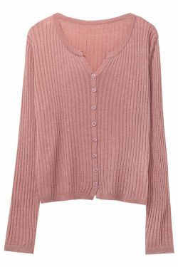 Y2K Summer Cardigan - Retro 90s Grunge, Pastel Goth, Y2K Party & Club Outfits