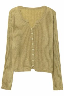 Y2K Summer Cardigan - Retro 90s Grunge, Pastel Goth, Y2K Party & Club Outfits