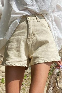 Y2K Summer Cotton Shorts - 90s Grunge, Retro, Pastel Goth, Hip Hop, Party & Club Outfits