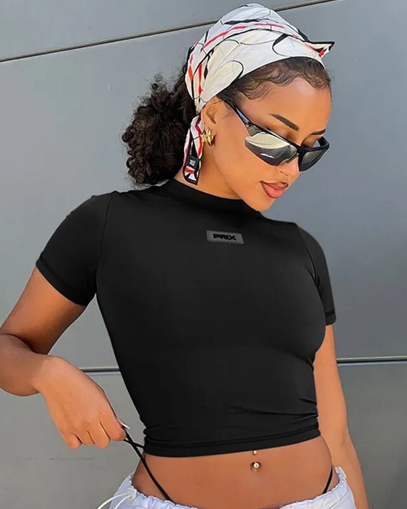 Y2K Summer Crop Top - 90s Grunge, Retro Style, Baby Tees, Y2K Party & Club Outfits