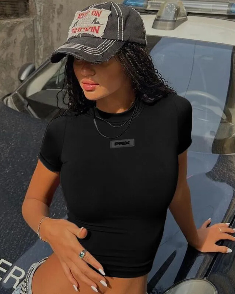 Y2K Summer Crop Top - 90s Grunge, Retro Style, Baby Tees, Y2K Party & Club Outfits