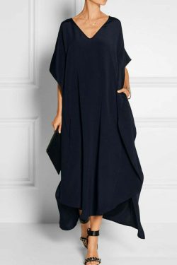 Y2K Summer Elegant Black V Neck Maxi Dress - 90s Grunge Short Sleeve Retro Party Outfit