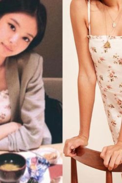 Y2K Summer Floral Dress - Blackpink Jennie-Inspired, 90s Grunge, Retro Y2K Fashion