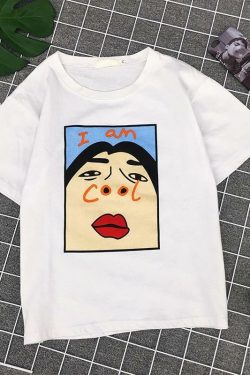 Y2K Summer Grunge Baby Tee - Retro 90s Fashion, Y2K Club Outfit, Pastel Goth, Hip Hop Style