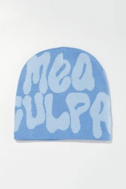 Y2K Summer Grunge Beanie - Retro 90s Fashion, Pastel Goth, Y2K Club & Party Outfits