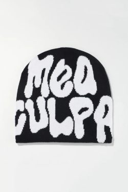 Y2K Summer Grunge Beanie - Retro 90s Fashion, Pastel Goth, Y2K Club & Party Outfits