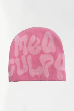 Y2K Summer Grunge Beanie - Retro 90s Fashion, Pastel Goth, Y2K Club & Party Outfits