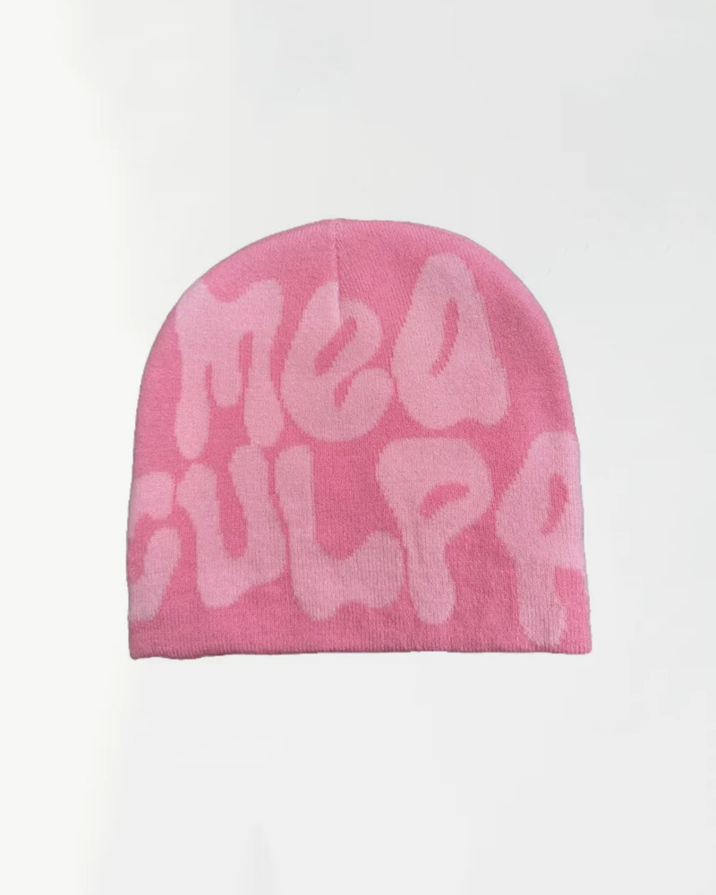 Y2K Summer Grunge Beanie - Retro 90s Fashion, Pastel Goth, Y2K Club & Party Outfits