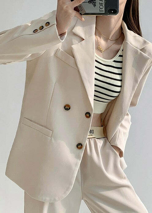 Y2K Summer Grunge Blazer Jacket - 90s Retro Fashion, Y2K Party & Club Outfits