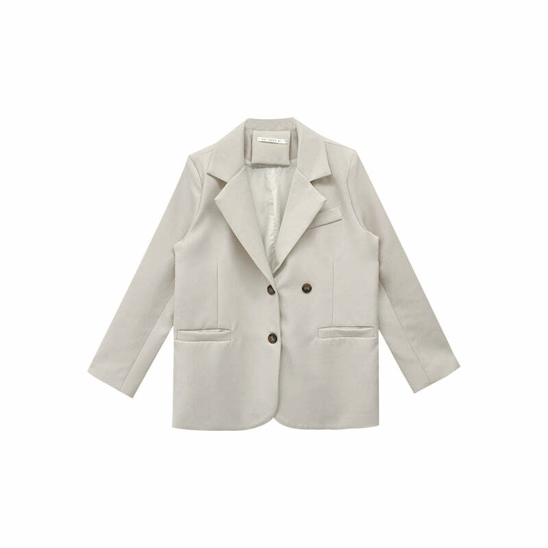 Y2K Summer Grunge Blazer Jacket - 90s Retro Fashion, Y2K Party & Club Outfits