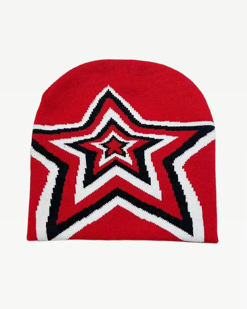 Y2K Summer Grunge Outfits: Star Beanie, 90s Fashion, Retro Style, Y2K Popstar, Pastel Goth