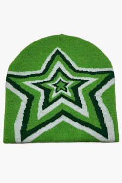 Y2K Summer Grunge Outfits: Star Beanie, 90s Fashion, Retro Style, Y2K Popstar, Pastel Goth