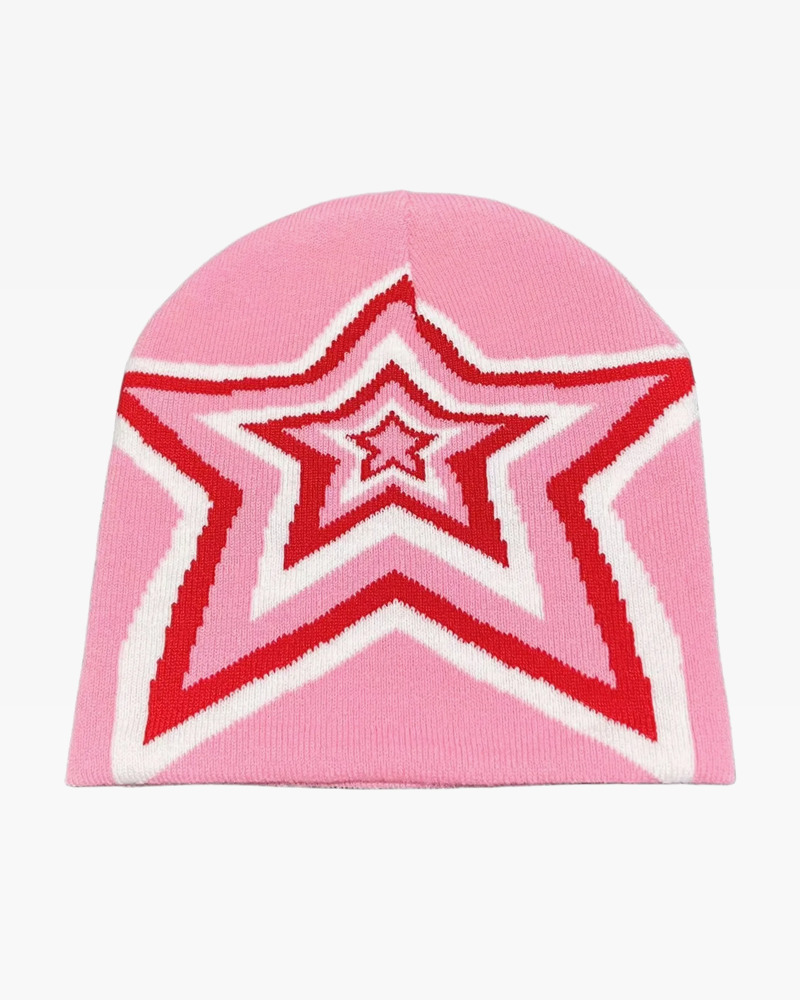 Y2K Summer Grunge Outfits: Star Beanie, 90s Fashion, Retro Style, Y2K Popstar, Pastel Goth