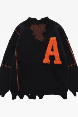 Y2K Summer Grunge Sweater - 90s Retro Style, Pastel Goth, Y2K Club & Party Outfits