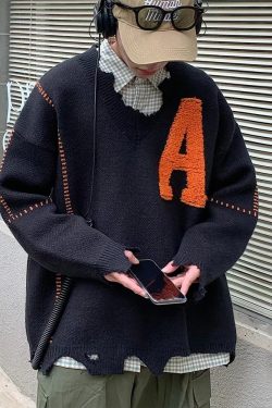 Y2K Summer Grunge Sweater - 90s Retro Style, Pastel Goth, Y2K Club & Party Outfits