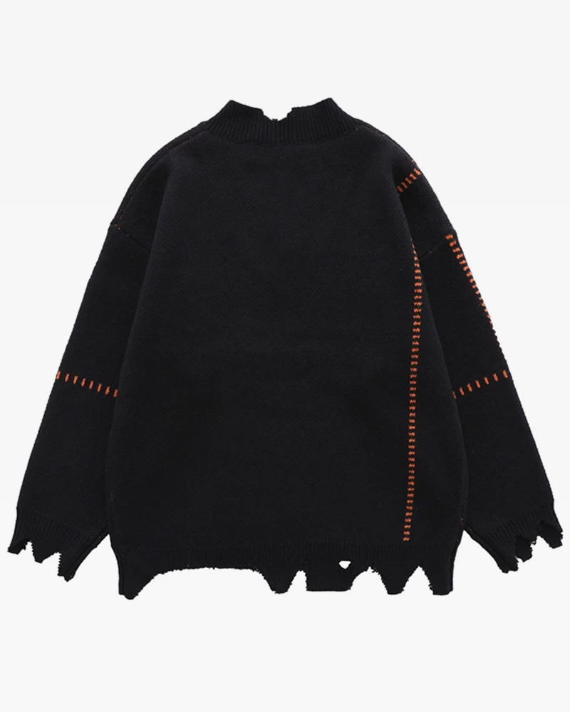 Y2K Summer Grunge Sweater - 90s Retro Style, Pastel Goth, Y2K Club & Party Outfits