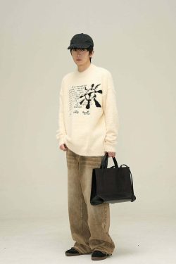 Y2K Summer Grunge Sweater - Retro 90s Fashion, Pastel Goth, Y2K Club & Party Outfits
