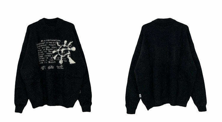 Y2K Summer Grunge Sweater - Retro 90s Fashion, Pastel Goth, Y2K Club & Party Outfits
