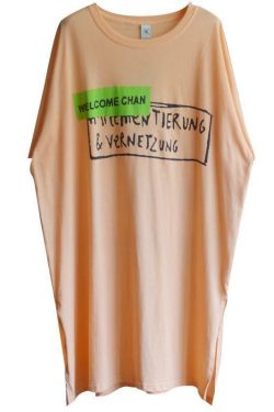 Y2K Summer Loose Letter Casual Straight Dress - 90s Grunge, Retro, Pastel Goth, Y2K Fashion