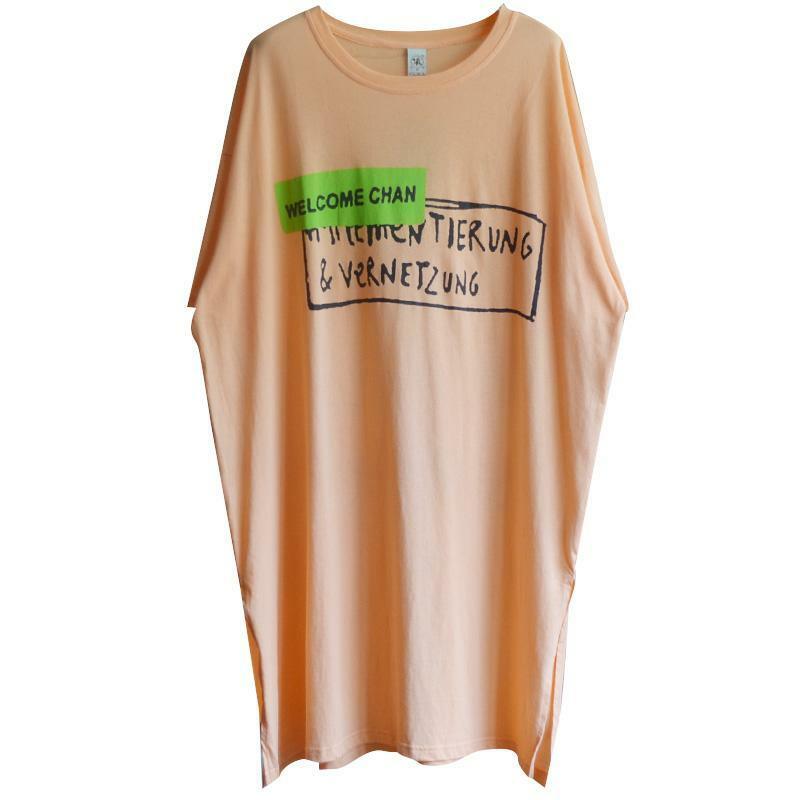 Y2K Summer Loose Letter Casual Straight Dress - 90s Grunge, Retro, Pastel Goth, Y2K Fashion