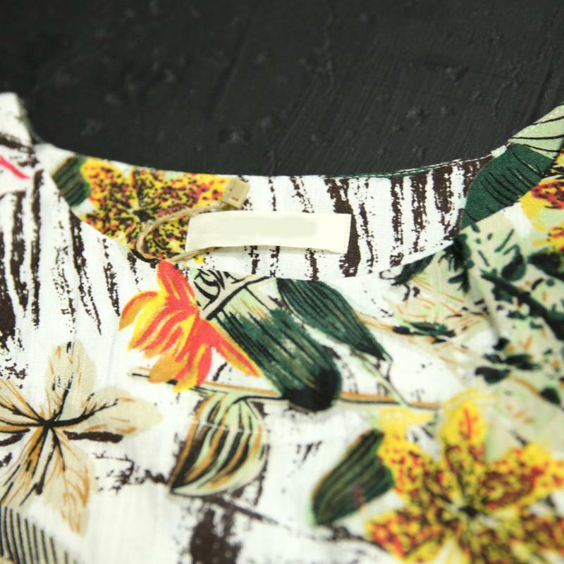 Y2K Summer Maxi Dress - Retro 90s Grunge Print Linen Sundress, Plus Size Y2K Fashion